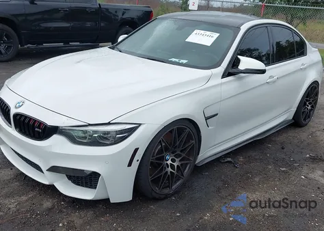2018 BMW M3 из США, поврежденный, VIN WBS8M9C57J5L71611